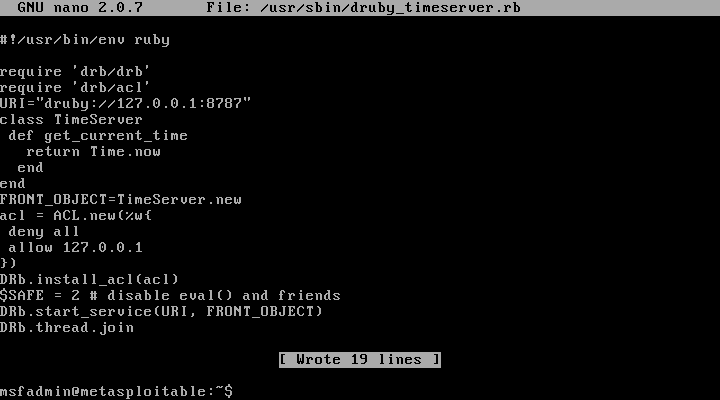 DRb hardening changes