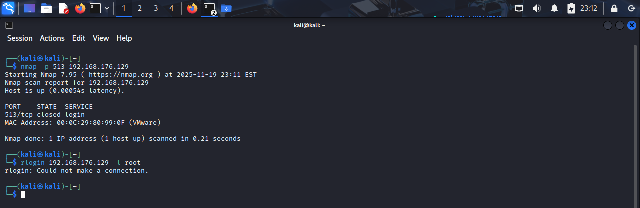 rlogin Passwordless remediation success